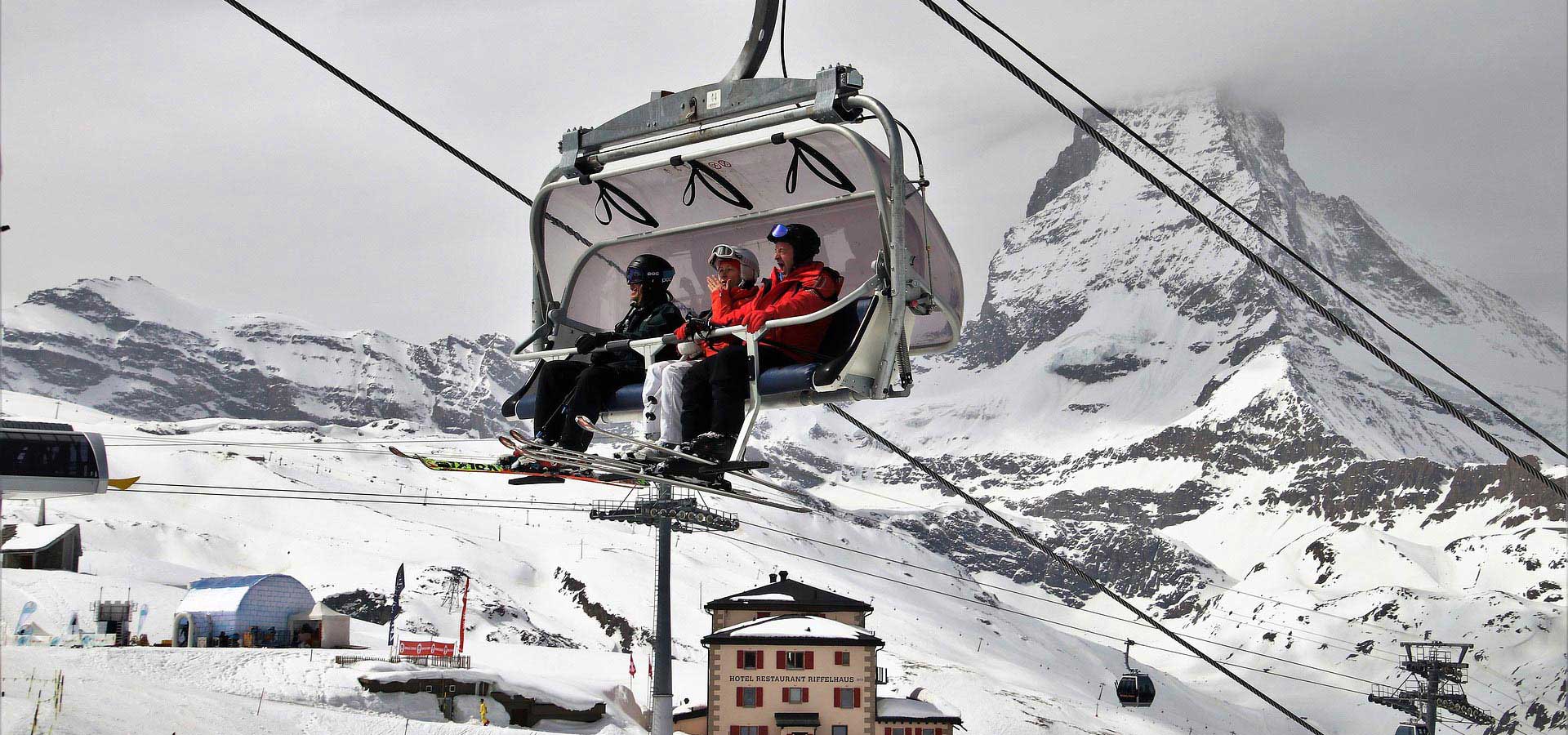 Switzerland With A Backdrop of Alps